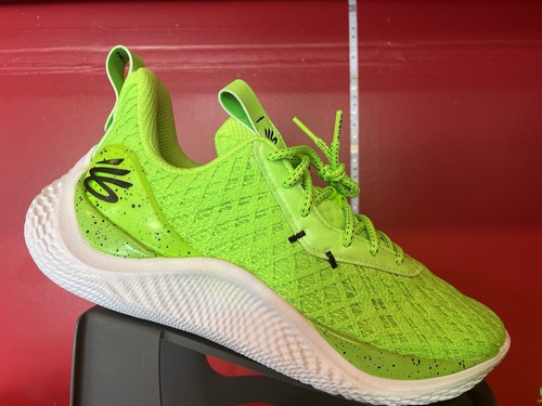 UNDER ARMOUR CURRY 10 ( X) IRON ALLIEN VOLT GREEN size 10🔥 RARE 🔥 - Picture 2 of 11