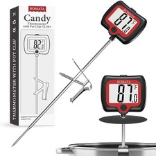 Digital Candy Thermometer with Pot Clip, Deep Fry Oil Thermometer
