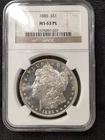 1885 MS63 PL Morgan Dollar Blast White Beautiful Coin