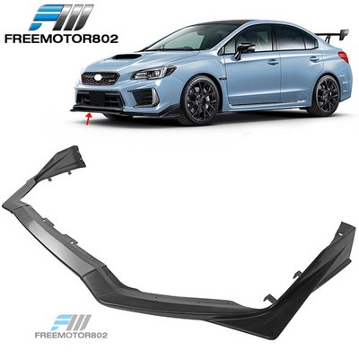 Fits 15-21 Subaru WRX STI S208 Style Front Bumper Lip Spoiler Kit 3PC Unpainted