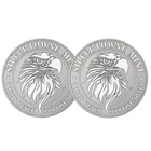 Lot of 2 - 1 Troy oz Mighty Eagle .999 Fine Silver Round