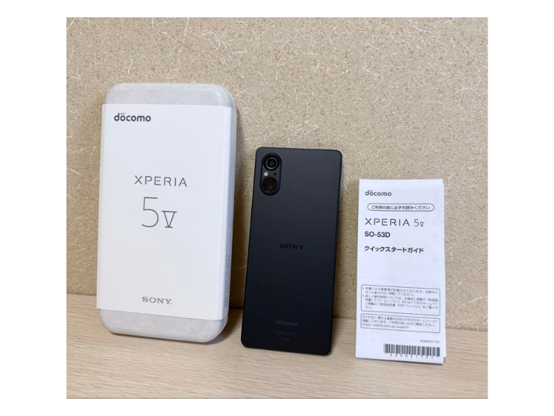 <0386>Xperia 5 V 128GB・国内版SO-53D Xperia 5 V SO-53D（カラー：プラチナシルバー） – 和泉タクシー