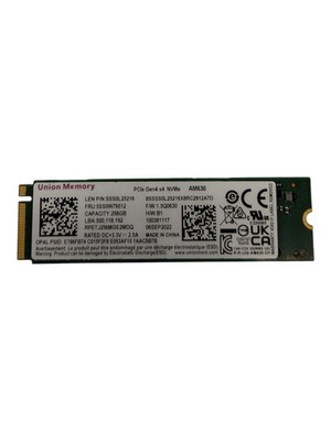 UMIS RPETJ256MGE2MDQ 256GB NVMe M.2 2280 PCIe 3.0 x4 Enterprise SSD