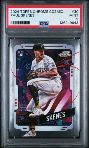 2024 Topps Chrome Cosmic Paul Skenes #30 Rookie RC PSA 9 Pittsburgh Pirates