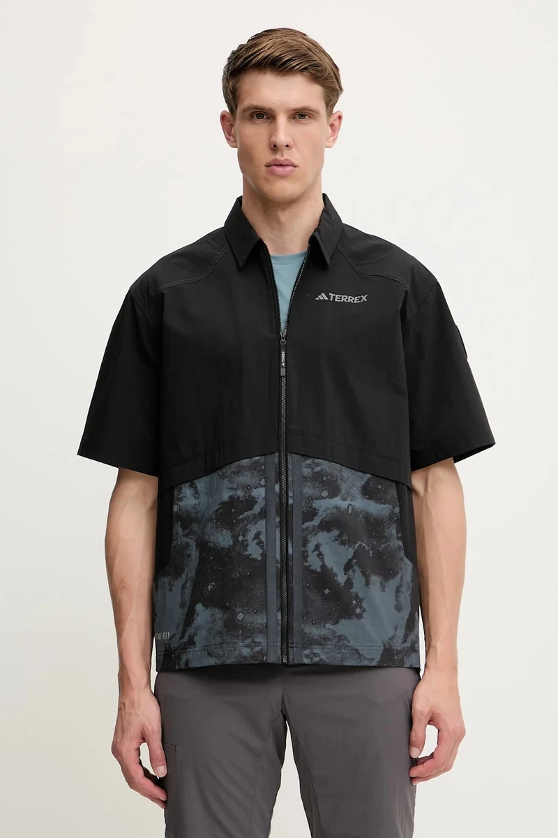 Adidas Terrex National Geographic Wind.rdy Negro Hombre -M- (JD5947) Camiseta