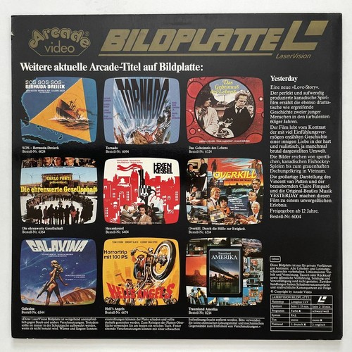 Laserdisc Bildplatte Yesterday PAL Beatles - Bild 2 von 2