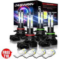 For Lexus SC300 1992-2000 - 4X 9005+9006 LED Headlight Bulbs High Low Beam HKL