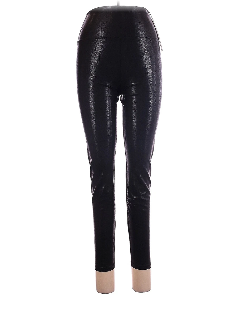 CARBON38 Solid Black Regular Rise Full-length Legging in Takara