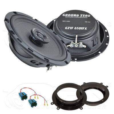 GROUND ZERO LAUTSPRECHER für PEUGEOT EXPERT 2 2007-2016 Front Tür 110W 165 #AHY5