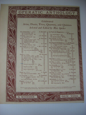 Charles Gounod Dall Avito Suol Natal Duet Tenor Vocal Piano Sheet Music Operatic