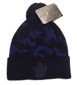maple leafs knit hat