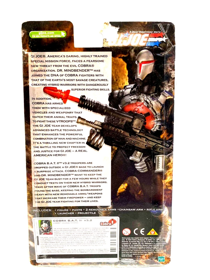 G.I. Joe Valor Vs Venom 12" BAT NUEVO 2003 B.A.T. Figura de acción II V3.2 Foto 4 de 4