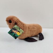 Vintage K M international Plush Sea Lion Stuffed Animal Plush Toy Realistic