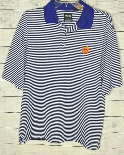 Clemson Ping Mens Golf Polo Shirt 