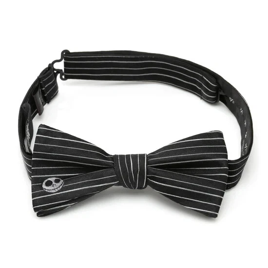 Disney The Nightmare Before Christmas Jack Skellington Striped Men's Bow Tie - Image 4 of 4