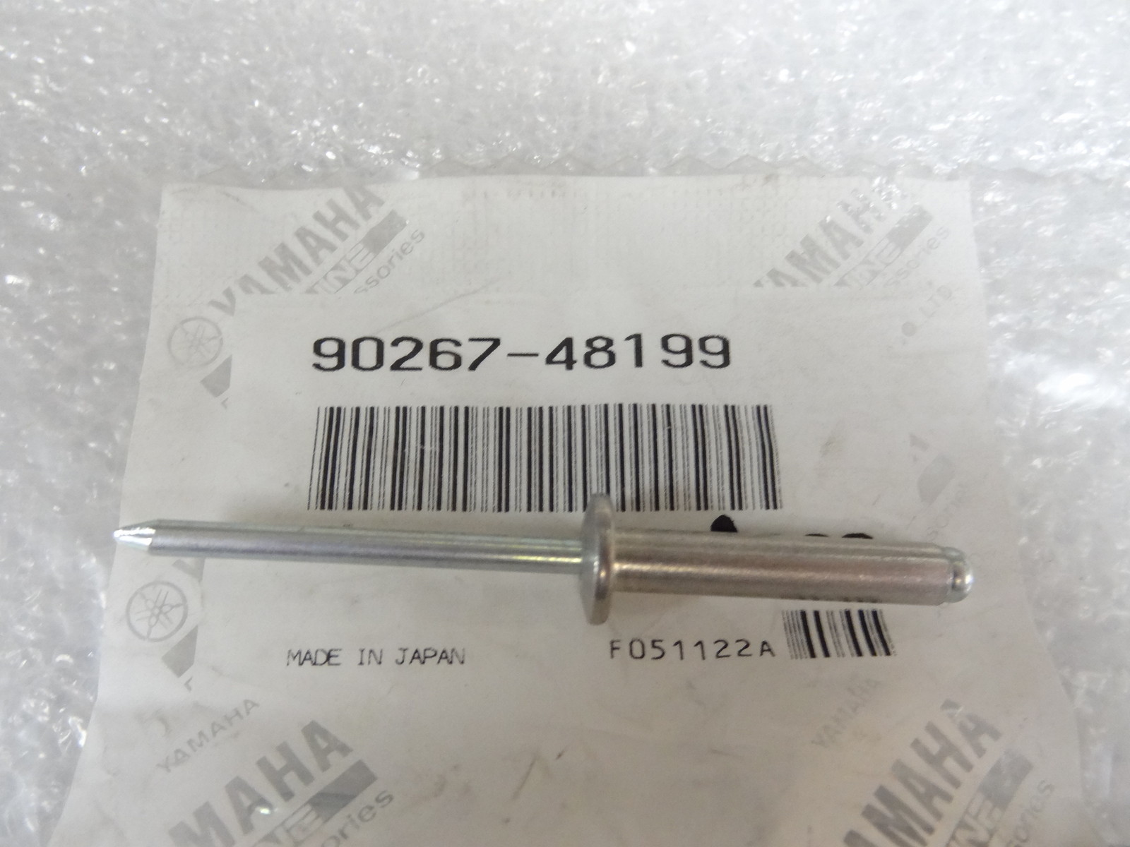 Yamaha NOS NEW 90267-48199 Blind Rivet FX MM PZ RX RXW SRX SX VK VT VX ...