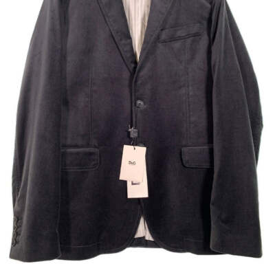 ◆直営店◆【Dolce&Gabbana】スパンコールラベル ジャケット D & G DOLCE GABBANA 2B VELLOW TAILORED JACKET BELLEY DARK
