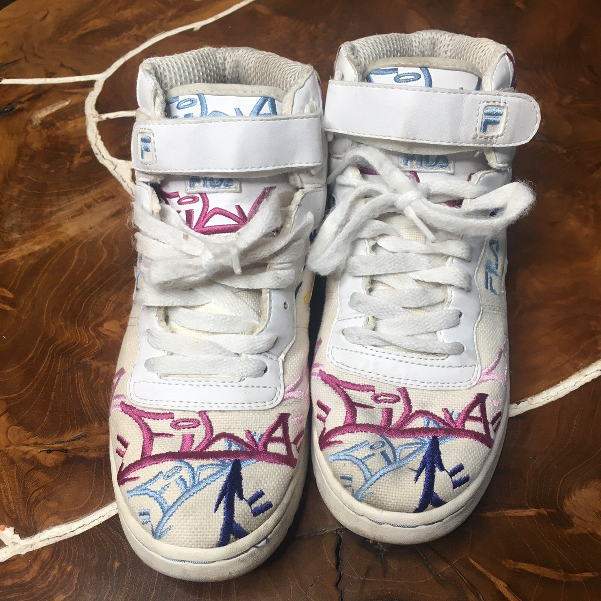 Vintage FILA Womens Graffiti Sneakers 90s/Y2K-size 9 | eBay