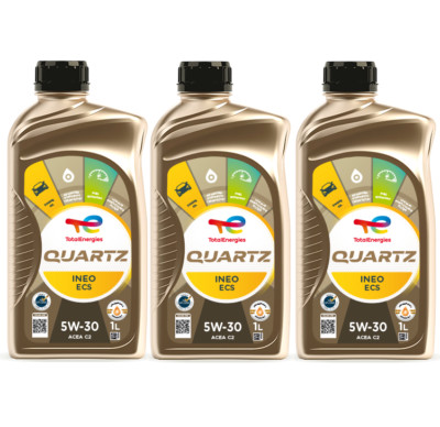 Total Energies QUARTZ INEO ECS 5W-30 Motoröl 3x1 Liter Peugeot Citroën B71 2290