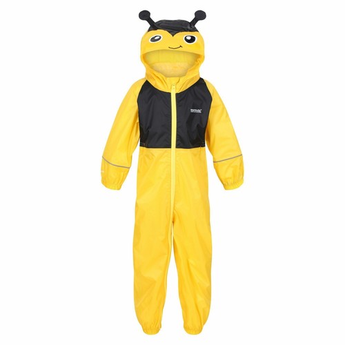 Regatta Childrens/Kids CHARCO Bee Waterproof Puddle Suit Maize Yellow 4-5 Years
