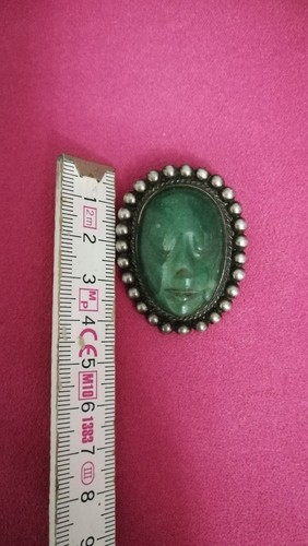 Taxco Sterling 925 rancho-alegre malachite/onice - Picture 9 of 10