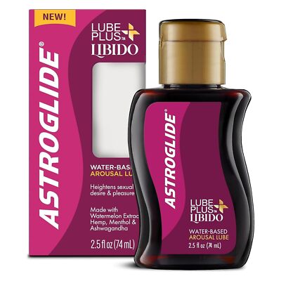Lube Plus Libido 2.5oz Intimate Arousal Lube Heightens Desire and Sensitivity...
