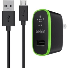 Belkin MICAC CHGR2.1AUVSW4 MICROUSB CBLBLU Input Voltage 240 Volts Output