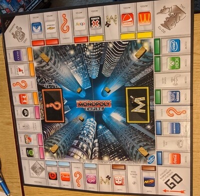 2014 Monopoly Empire Replacement Pieces Parts Token Tiles Tower Rack Board