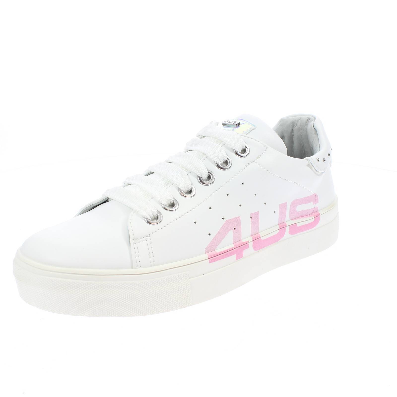 4us Low Sneaker mit Reißverschluss weiß - Größe 37 Damenschuhe Sneaker