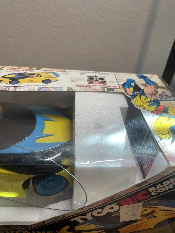  WOLVERINE X-MEN TYCO COCHE RADIOCONTROLADO 3 FUNCIONES CONTROLADAS NUEVO 1993 NUEVO Foto 2 de 4