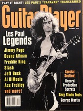 Guitar Player Magazine Les Paul Legends Jimmy Page Jeff Beck December 1998