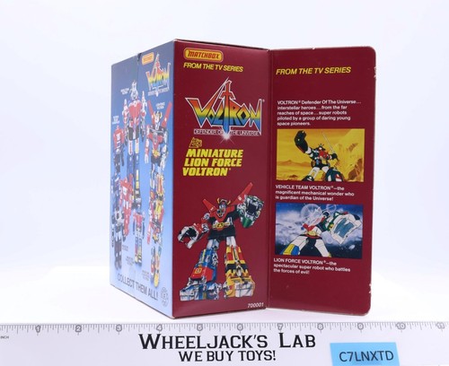 Miniature Lion Force Voltron Defender of the Universe 1985 Matchbox NEW MIB - Picture 4 of 5