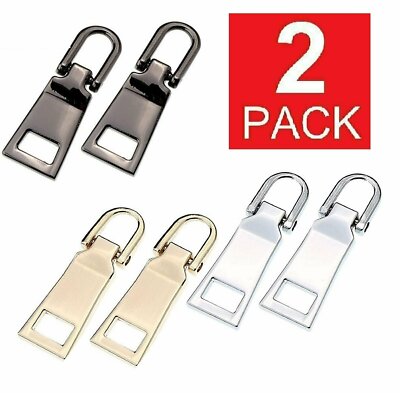 #5 Zipper Fixer Repair Pull Tab Instant Kit Bags Replacement Molded Slider Fix