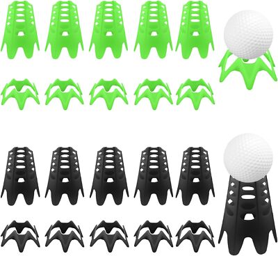 20Pcs Plastic Golf Tees for Simulator Practice,Indoor Outdo Winter Turf Training