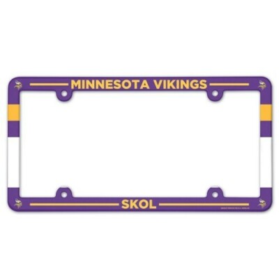 MINNESOTA VIKINGS (1) NFL SKOL License Plate Frame Cover Holder