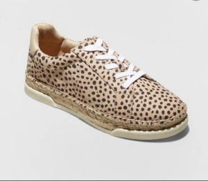 leopard espadrille sneakers
