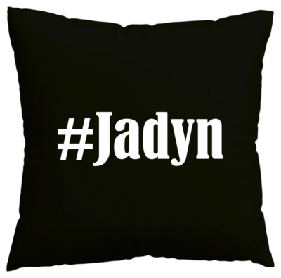 Kissenbezug #Jadyn I love Jadyn Schwarz 103918