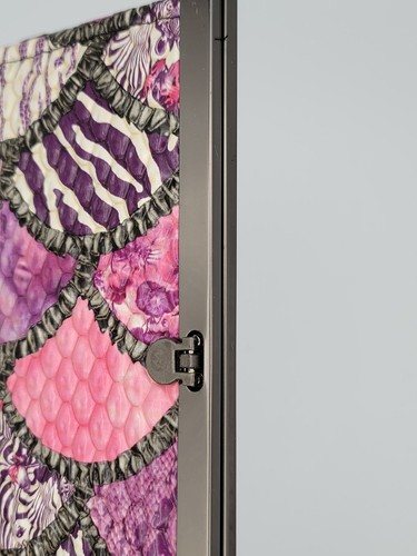 Chuns Fashion Women's Textured Pink/Purple/White Snap Closure Wallet - NWOT - Picture 4 of 4
