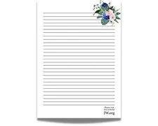 JW Letter Writing A4 Pad Stationery Paper Jehovah Notepad writing Sheets JW.org
