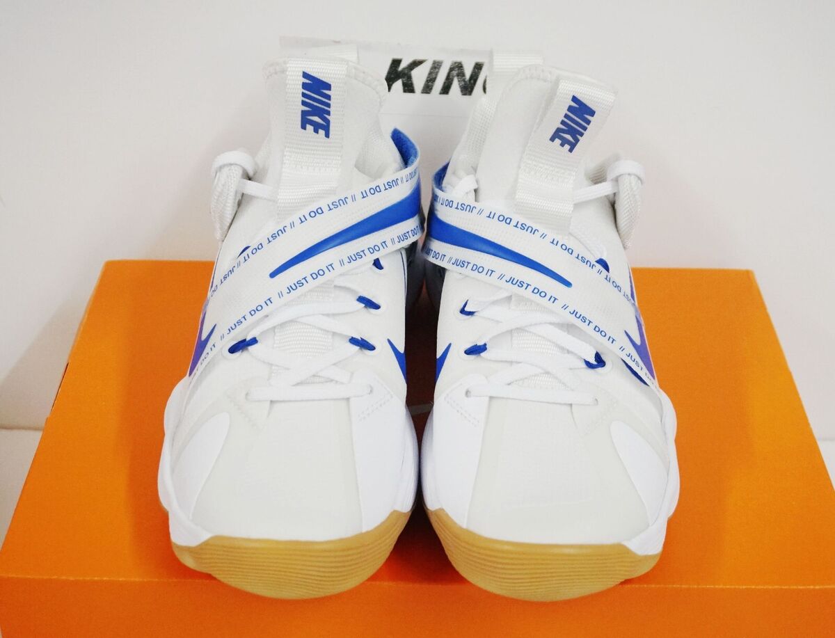 Nike Mens React HyperSet White Royal Blue Gum Limited Nike Mens React HyperSet White Royal Blue Gum Limited
