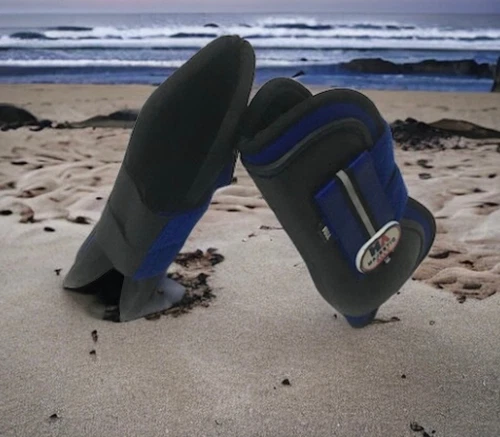 Majestic Ally Tendon Boot for Horse Front Leg Protection, Durable PU Shell Outer