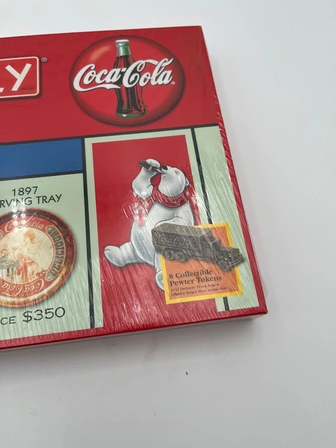Monopoly Coca-Cola Collector's Edition - Board Game - 1999 Factory Sealed - Image 3 of 3