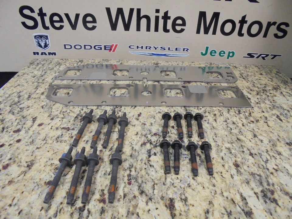 03-08 Jeep Dodge Chrysler 5.7 R/H y L/H Juego de pernos de junta de colector de escape Mopar  Foto 2 de 4