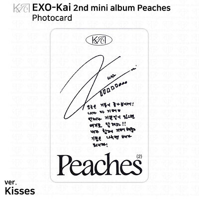 KAI Kai from EXO The 2nd Mini Album Peaches Official photocard Photo Card  Kpop