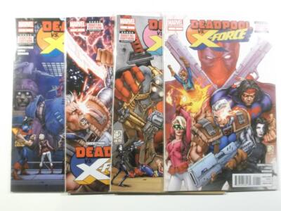 Deadpool vs. X-Force  Heft 1 2 3 4 komplett US Marvel 2014 Zustand 1