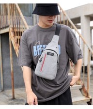 Men Women Sling Bag Chest Fanny Packs Cross Body Travel Shoulder Backpack Sports