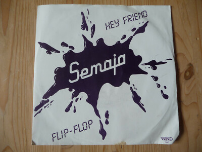 RARE - Semaja   Hey Friend / Flip-Flop 7'' Vinyl Single aus Sammlung 1983 WIND