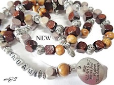 PERSONALISED TASBEEH ,33,99,55,100 BEAD SELECT FROM OVER 220 PENDENT
