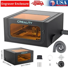 Creality Laser Engraver Enclosure 2.0,Protective Cover Against Fumes & Odors