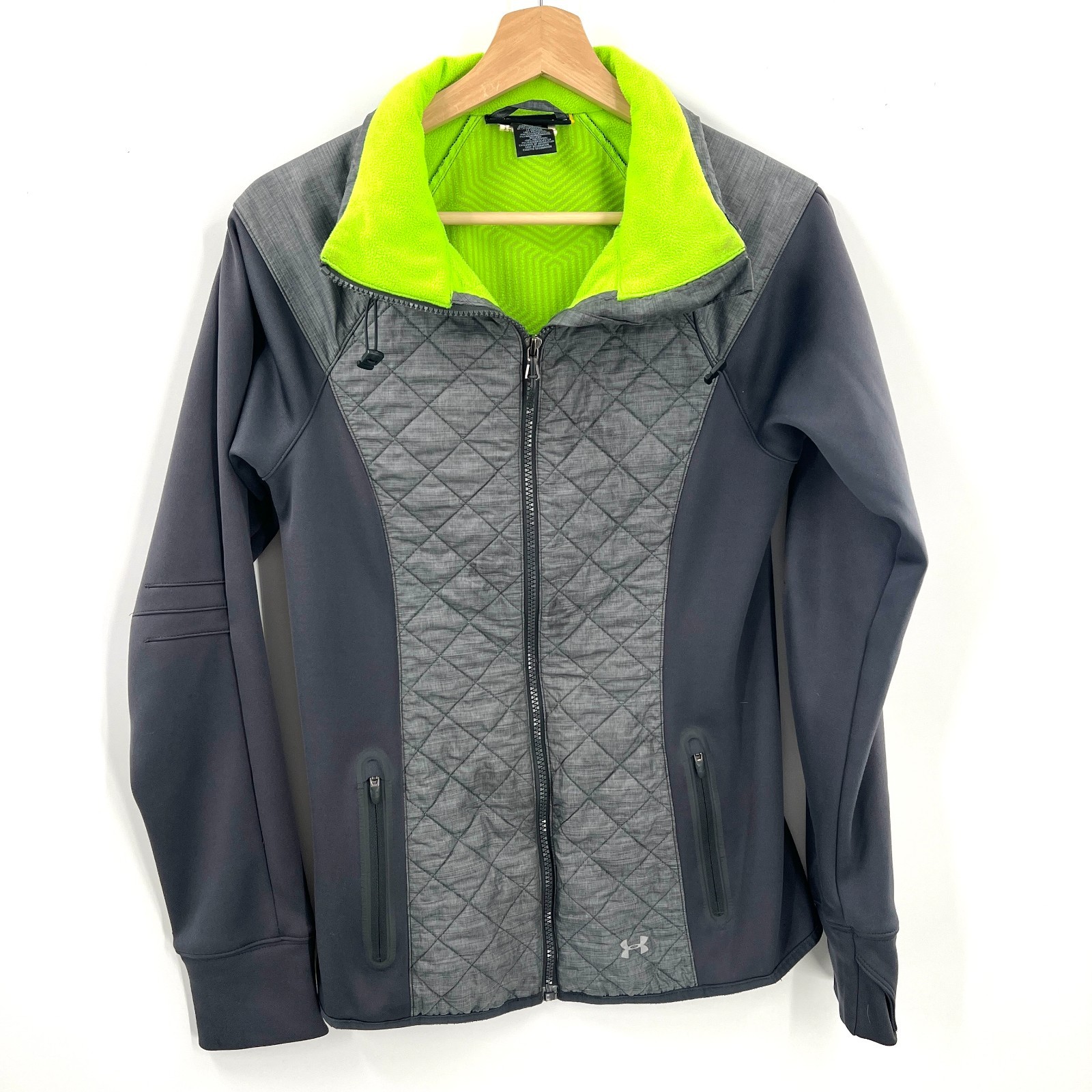 Under Armour soft shell full zip front quilted st… - image 1